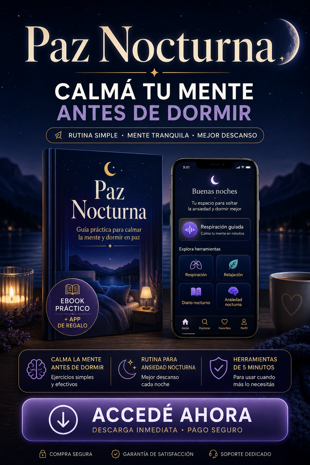 Apaga tu mente y duerme profundo en 7 pasos